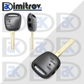 Кутийка ключ 2 бутона TOY40 Toyota Carina Corolla Celica Estima Harrier Previa